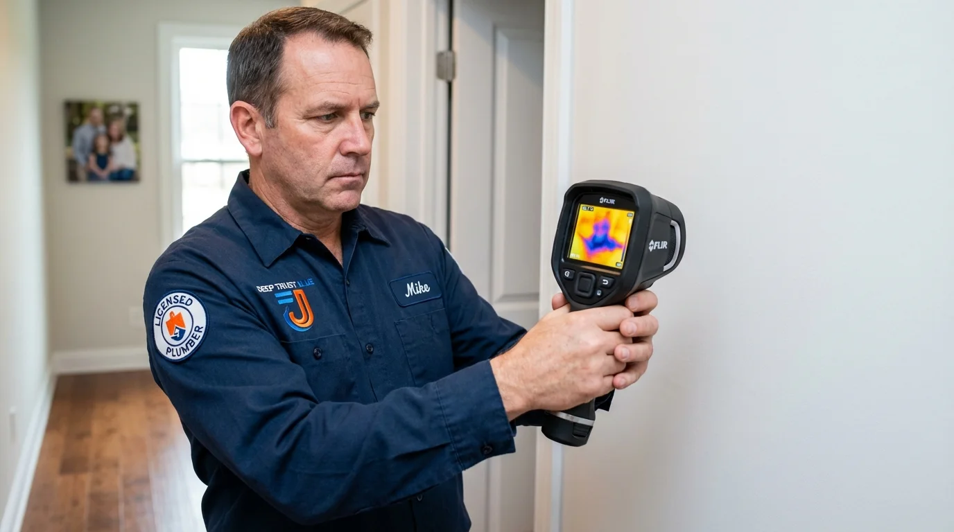 Thermal imaging leak detection by Johns Plumbing LLC in Sunflower